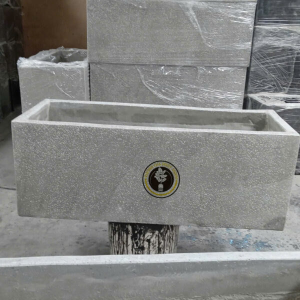 Chậu đá mài chữ nhật