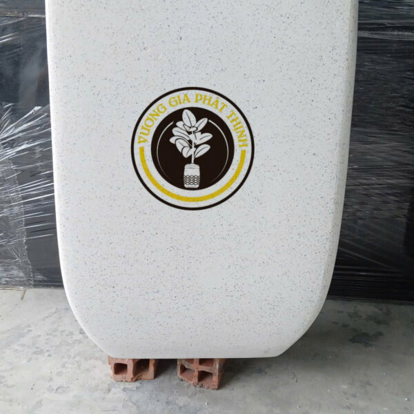 Chậu đá mài vuông bầu