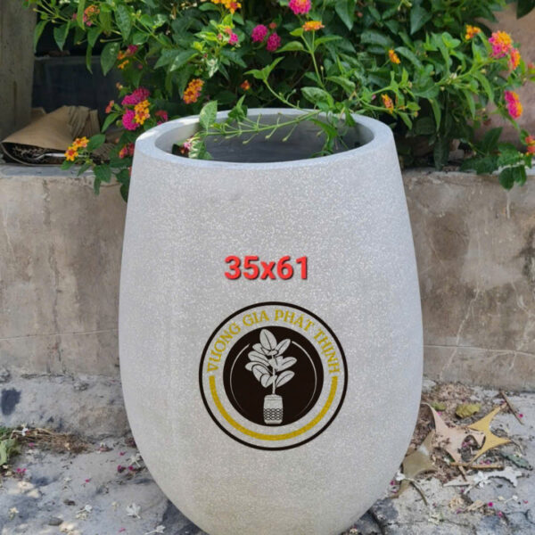 Chậu Đá Mài Trứng Bom