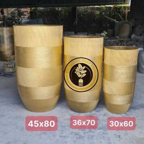 Chậu Xi Măng Nhẹ Đầu Đạn Sơn